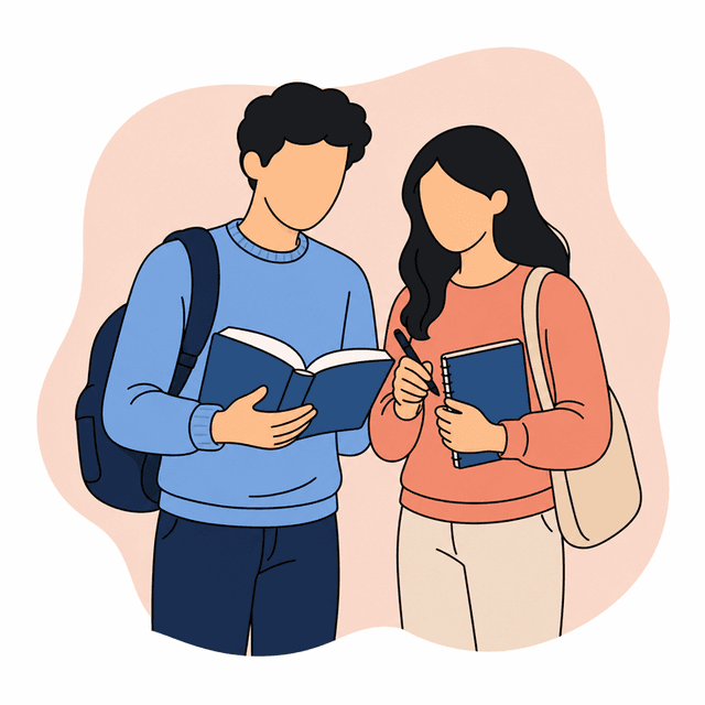 Illustration — étudiant·es en médecine au préclinique
